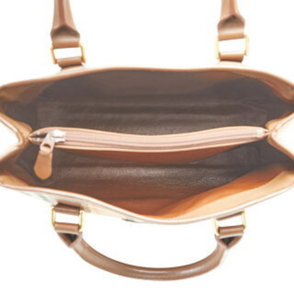 Burberry Nova Check Shadow Horse Tote Bag Handbag Beige Multicolor - Picture 8 of 10